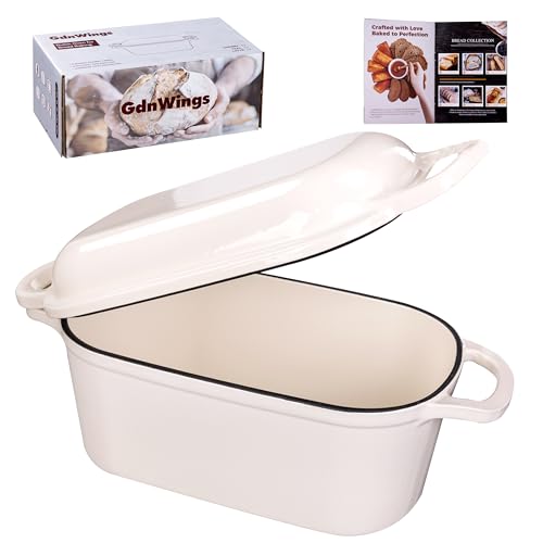 4.6 Qt Enameled Cast Iron Dutch Oven for Bread