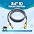 15FT, 24FT, 30FT 3/4" ID Natural Gas Hose with Quick Connect 3/4" ID Natural Gas Hose with Quick Connect Fittings for NG/LP Propane Appliances, Generators,Grill,Patio Heaters (15FT)