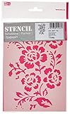 efco Schablone in 1 Design, Motiv Wildrose, Kunststoff, durchsichtig, A5