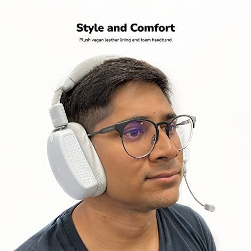 Hyte Eclipse Hg10 Wireless Gaming Headset, 2.4 Ghz Wireless Performance, Usb-C, Detachable Mic, 30 Hour Battery, For Pc, Ps4, Ps5, Switch Grey #TOP2