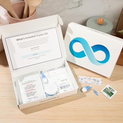 Choose Health 7-in-1 Metabolic Health Test | Cholesterol, Average Blood Sugars, Insulin Resistance And Many More | At-Home Test Kit | Not avail in NY, RI