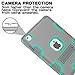 TOPSKY Compatible with iPad Mini 5 Case,New iPad Mini 2019 Case,iPad Mini 4 Case,Heavy Duty Protective Cover Case for iPad Mini 5 2019 Release/iPad Mini 4/iPad Mini 4 Retina Grey Green
