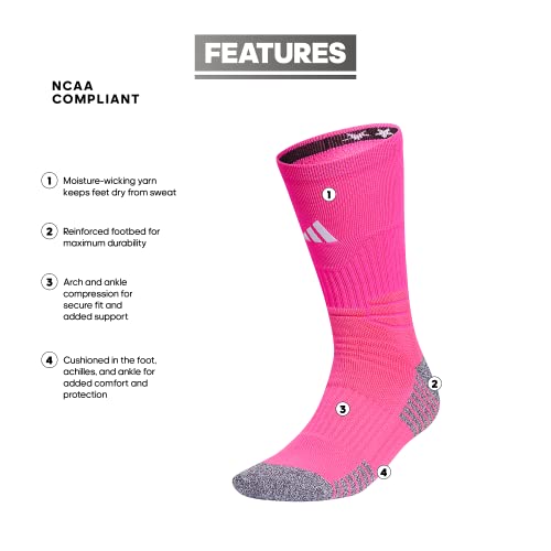 adidas 5-Star Football Crew Socks for Men's and Women's Sports, Soccer, Volleyball, 1-Pack2