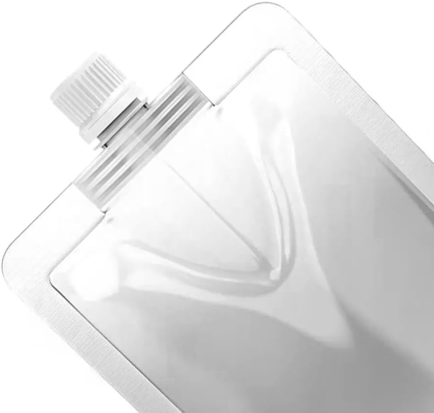 Leak Proof Liquid Pouch, Leak Proof Pouch with Screw Hole, Elastic Fluid Bag for Outdoors, 10 Pieces - Color: 100ML