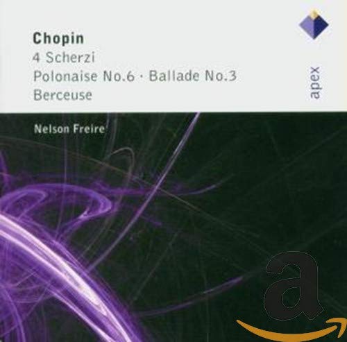 4 Scherzi Polonaise No. 6 & Ballade No. 3 [Audio CD] Nelson Freire and Chopin Frederic