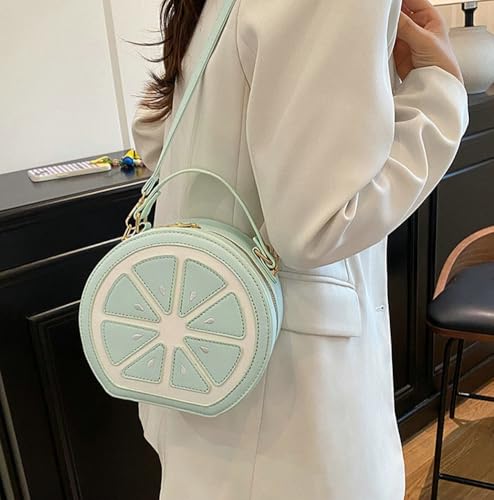 Small Shoulder Bag for Women Clutch Purses Cute Fruit Shaped PU Hobo Handbag Lemon Purse Stylish Top Handle Bags 20252