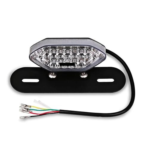 Accessoires feu arrière moto stop clignotants pour plaque immatriculation