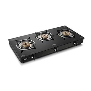Glen 3 Burner Glass Gas Stove