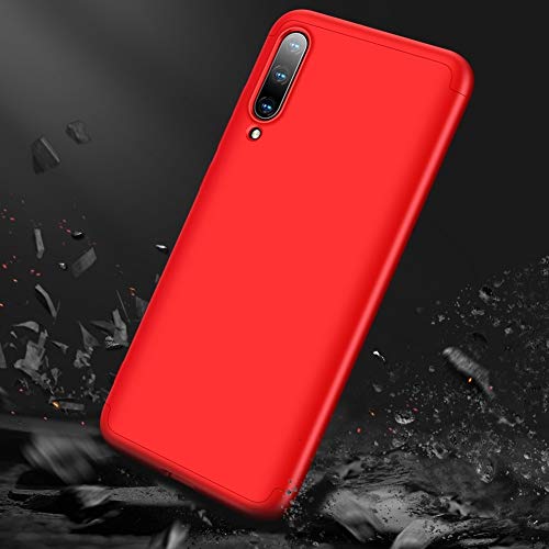 Coque Xiaomi Mi A3 remède anti-rayures housse PC rigide rouge - 4