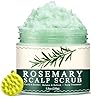 Scalp Scrub, Scalp Exfoliator with Rosemary & Mint, Hair Care for Dry Oil Scalp, Scalp Care with Scalp Massager for Detox & Nourishment / 8.8oz