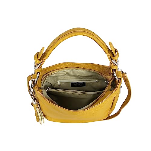 Annalisa Shoulder Bag, Genuine Leather Made in Italy4