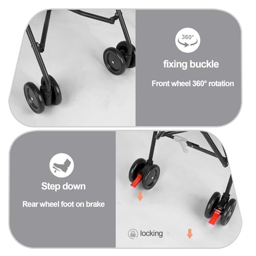 3-in-1-Haustier-Kinderwagen für kleine Hunde und Katzen, faltbarer Haustier-Kinderwagen mit verstellbarem Griff, 4 Räder, atmungsaktives Netzgewebe, großes Fassungsvermögen (Kaffee)