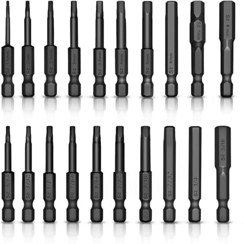 Tige à dégagement rapide pour kit d'embouts de tournevis 10 pièces hexagonal - 2