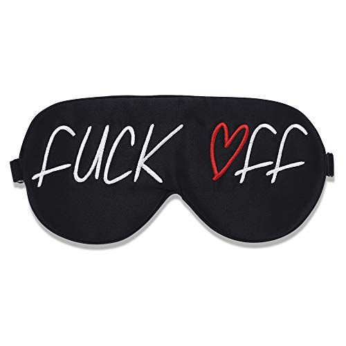 Alaska Bear Natural Silk Sleep Mask, Blindfold, Super Smooth Eye Mask (Funny)