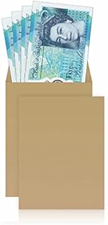 Dinner Money Envelopes Printed Self Seal Mini Paper Bags Wage Salary Tip Pay Packet Small Coin Holder Cash Envelope Gift Kraft Seed Storage Little for Packing Storing Tiny Items 70 x 104mm (70)