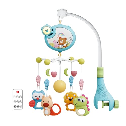 Chupete para bebé, juguete giratorio auditivo, aparato de cuna portátil, señal de controlador inalámbrico, creador de melodías circulantes, girador de desarrollo infantil y abrazadera de seguridad, r Chupete para bebé, juguete giratorio auditivo, aparato de cuna portátil, señal de controlador inalámbrico, creador de melodías circulantes, girador de desarrollo infantil y abrazadera de seguridad, r