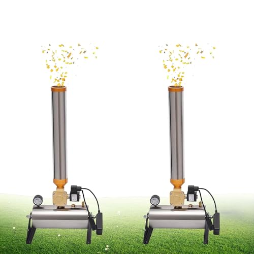 Máquina lanzadora de confeti para bodas y fiestas con activación inalámbrica