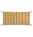 Atmosphera - Matelas de Sol Ocre avec Pompons 60 x 120 cm