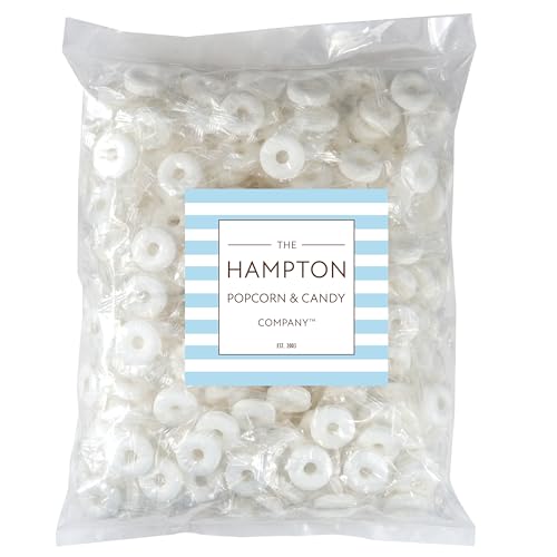 Peppermint Lifesavers, Life Savers Pep-O-Mint 2 Pound Bulk Bag, Peppermint Breath Mints, Peppermint Lifesavers Individually Wrapped, The Hampton Popcorn & Candy Company