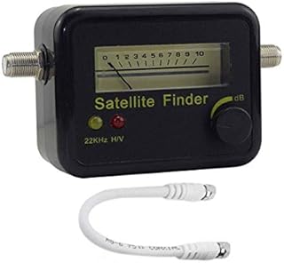HiLetgo Digital Satellite Signal Tracker Dish FTA HD Monitor TV Signal Reception Television Signal Searching Strength Meter Satellite Locator Finder DC13-18V with Connect Cable