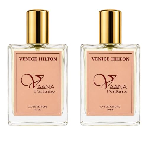 Image of Venice Hilton Long Lasting Fragrance Spray for Men & Women | Suitable in Travel & Special Occasions 50 ml Pack of 2