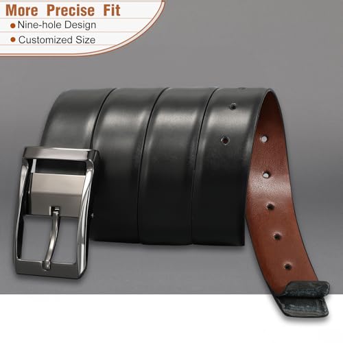 Men's Belt Leather Belt for Dress Jeans Fashion Sports Car Buckle Business Casual Golf Belt for Men3