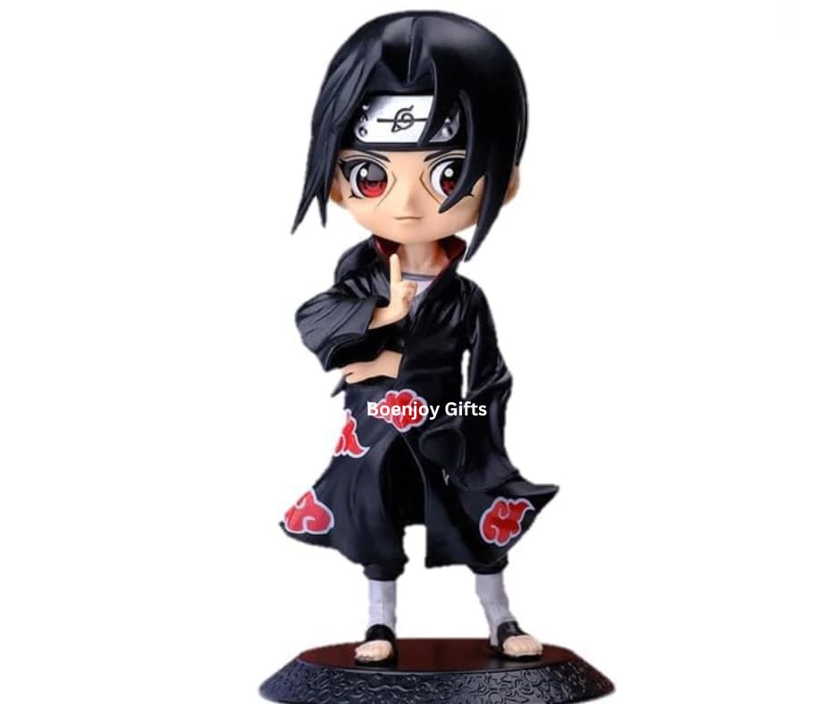 Image of BOENJOY Gifts- Anime Itachi Action Figure | for Home Decors, Office Desk and Study Table | 15 cm | Q Posket
