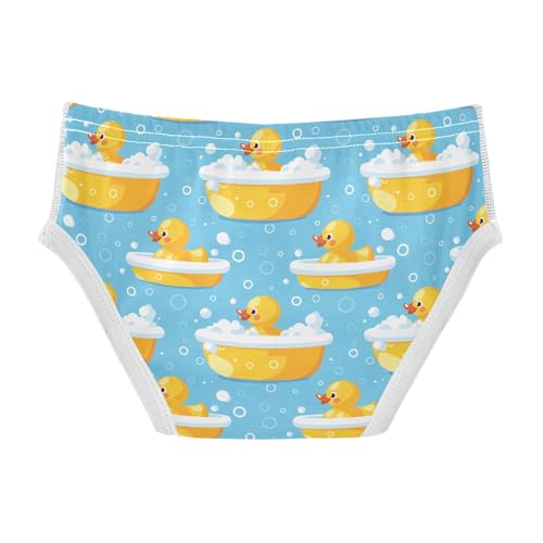 visesunny Boys Potty Training Underwear Baby Yellow Duck Bathtub Breathe Cotton Briefs Size 2T-8Y for Toddler2