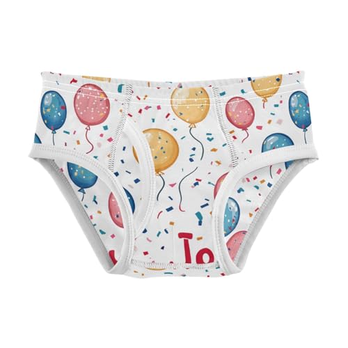 Wusikd Colorful Balloon Boys' Underwear Cotton Boys Briefs Soft Toddler Underwear 2T - Main Image