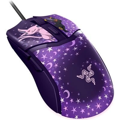 Image of Razer Cobra Pokemon Espeon & Umbreon Edition - Lightweight Wired Gaming Mouse with Chroma RGB - 58 g - 8500 DPI - Speedflex Cable | Espeon & Umbreon Edition