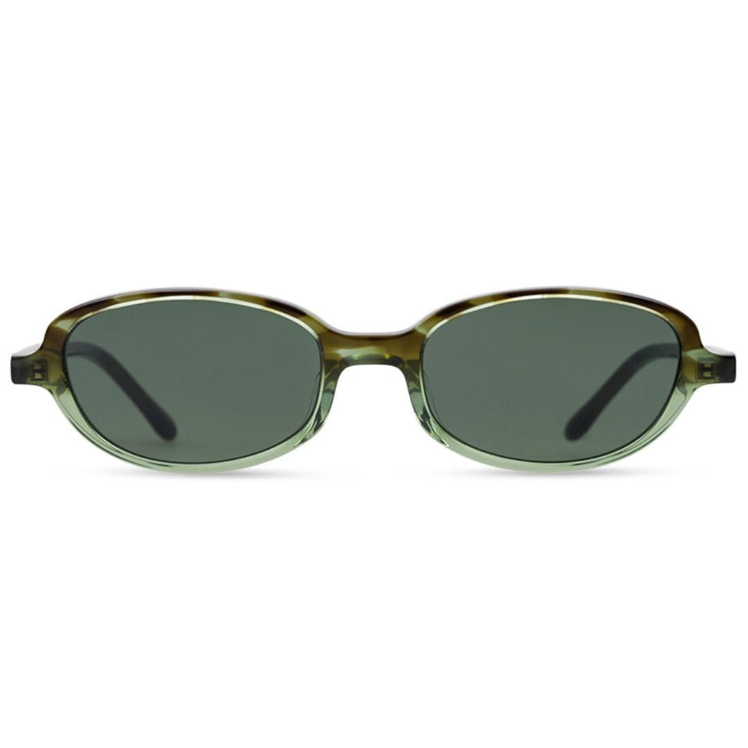 Realizzato a mano, piccolo ovale in acetato, alla moda, per esterni, protezione UV400
