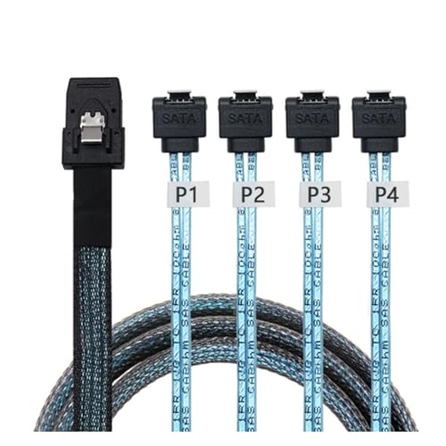 Adaptador Mini a SATA SFF 8087 0.5m Cable Interno miniatura 2