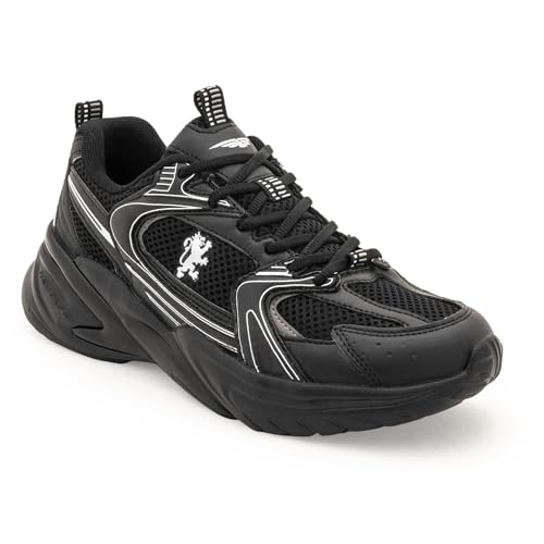 Image of Red Tape Women's Sneakers White Silver Pu Mesh Round Toe Lace-Up