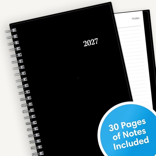 Image of Blue Sky 2027 Weekly and Monthly Planner Calendar Notes, Includes January 2027 - December 2027, 5.875 inch x 8.625 inch, Flexible Cover, Wirebound, 30 Extra Notes Sheets, Laminated Tabs, Enterprise