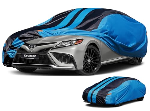 Image of Kaugung Car Cover Waterproof Custom Fit Toyota Camry（1991-2025）, Full Exterior Cover for Automobiles Lightweight Resistant Outdoor Sun UV Rain Dust Snow Wind Protection.