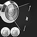 Safety Door Viewer,Zinc Alloy 220-degree Door Viewer Wide Viewing Peephole with Heavy Duty Rotating Cover for Home Office Hotel