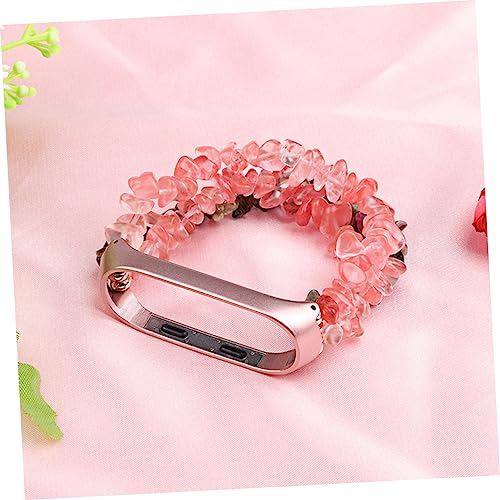 1pc Agate Watch Strap Elegant Crystal Wristband for Rough Jewelry Band Lightweight and Fashionable Design for Daily Wear2