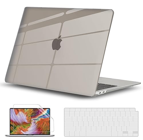 Image of Case Compatible with MacBook Pro 13 inch Case 2024 2023-2016 M1 M2 A2338 A2289 A2251 A2159 A1706 A1989Plastic Hard Shell Cover Case, Grey