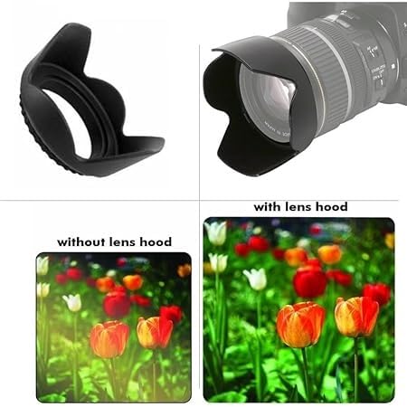 Image of SUPERNIC 67mm Camera Lens Hood for Canon EF-S 18-135mm f /3.5-5.6 is,EF-S 18-135mm f /3.5-5.6 is USM,EF-S 18-135mm f /3.5-5.6 is STM || Camera Hood