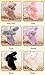 Zitokin Cute Bunny Plush Keychain, Mini Rabbit Bag Charms, 3.5