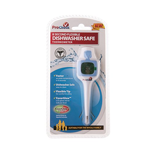 Pro Check 8 Second Flexible Dishwasher Safe Thermometer - 1 ea., Pack of 6