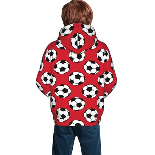 French Blue Mottled Linen Kid Hoodies Boys Sweatshirts Girls Pullover with Pocket4