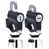 ✅【Hochwertiges Material】Sichern Sie Ihren Motorradhelm mit dem RUNYU Helmschloss und schützen Sie ihn vor Diebstahl! Das Schloss besteht aus hochwertigem hochfeste Legierung und ist präzise verarbeitet, kratzfest, robust und langlebig. Der Schließzylinder ist wasserdicht und rostfrei, so dass Sie sich keine Sorgen mehr machen müssen, wenn das Wetter schlecht wird.