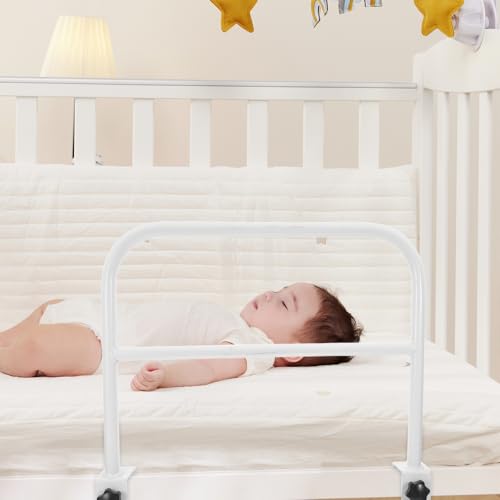 Barandilla de cama para niños con barrera anticaídas de red transpirable 8