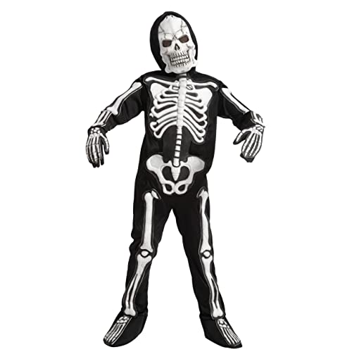 Spooktacular Creations Boy Scary Creepy Skeleton Costume, Skelebones Costume, Bone Jumpsuit For Toddler, Kids Halloween Dress Up #TOP10