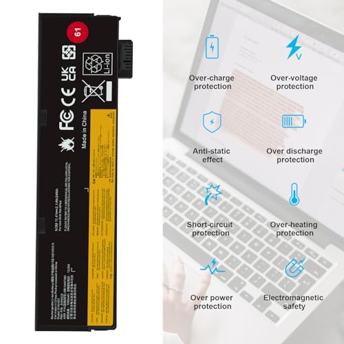 PASUKTER 01AV423 Battery Replacement for Lenovo ThinkPad A475 A485 T470 T480 TP25 Series Laptop Battery[11.4V 24Wh],Not fit T460s T470s T480s Series - Image 3