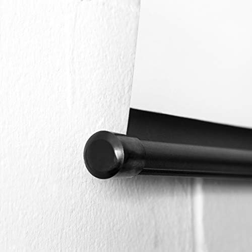 Duronic BPS50 Ekran projekcyjny ścienny 50 cali 76 x 102 cm w technologii Matt White | współczynnik odbicia +1G | proporcje 4:3 | mata do rzutnika do powieszenia na ścianie zwijana ręcznie