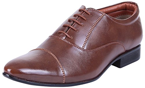 Zapatos Oxford sintéticos marrón para hombre Tag 7 de vestir