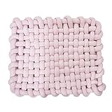 Wonder Space Knotted Braided Plush Mat, Baby Infant Newborn Sleeping Tummy Time Playing Nursery Rug...