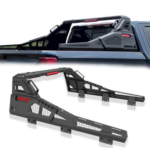 IIIREENO Roll Bar for Truck - Universal Truck Rack &